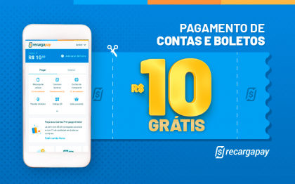 RecargaPay está dando R$ 10 de desconto em recargas de celular