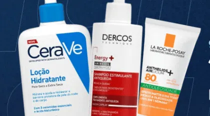 20% OFF em produtos Dermatológicos