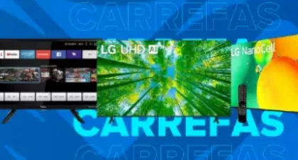 Promoção Carrefour: até 28% OFF em Smart TVs