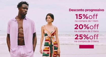 Consumidores usaram 25% mais cupons em lojas online de roupas